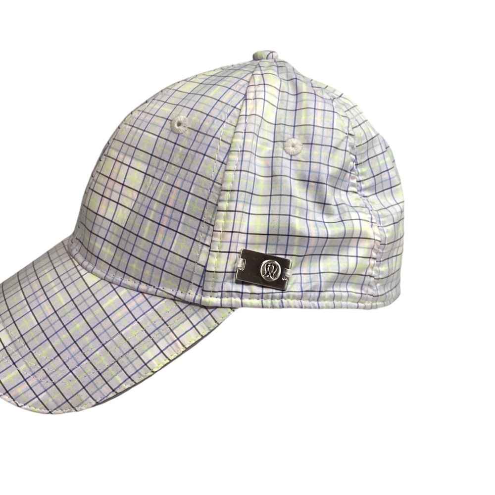 Lululemon plaid trucker hat sporty active athleisure causal baseball cap - Picture 3 of 5